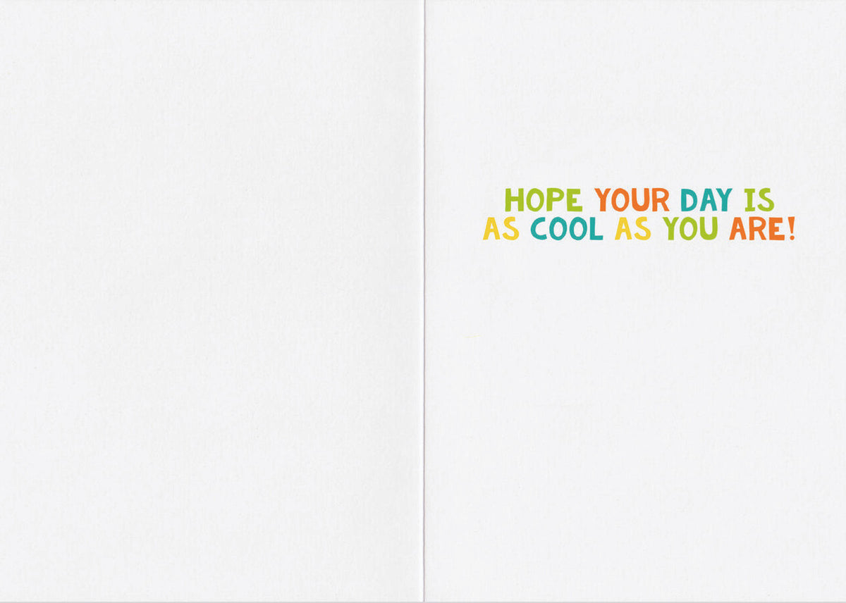 Cool Fox Birthday Card
