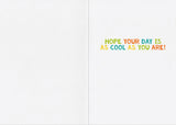 Cool Fox Birthday Card