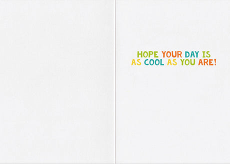 Cool Fox Birthday Card