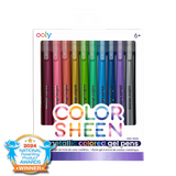 Color Sheen Metallic Colored Gel Pens - Set of 12