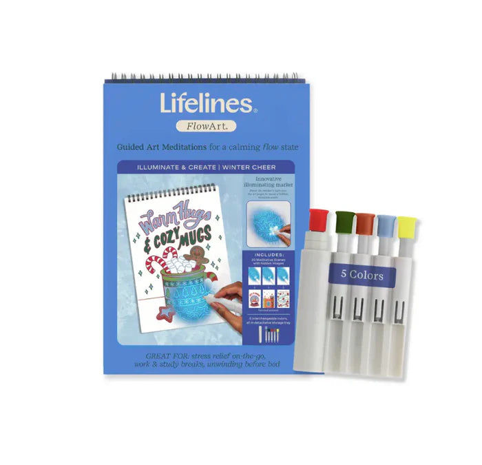 Lifelines Flowart - UV Art Holiday Cheer Winter Edition