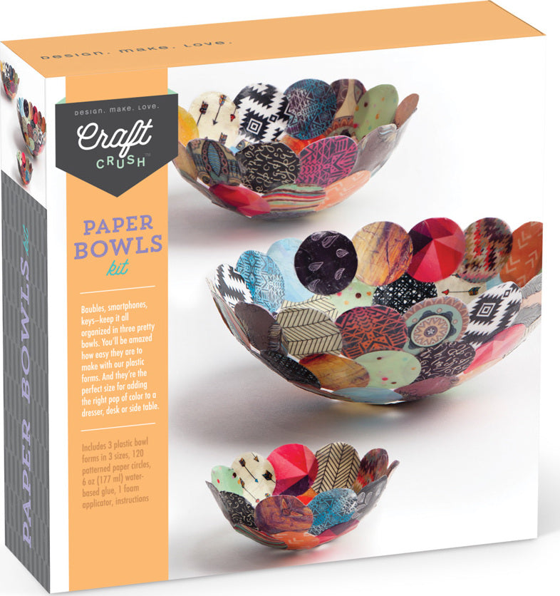 Craft Crush Paper Bowls Kit