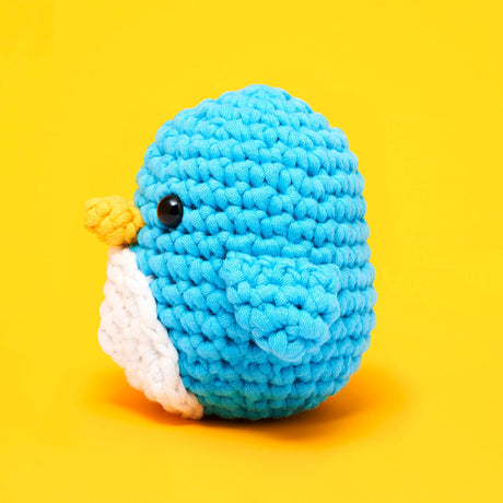 Pierre the Penguin Learn to Crochet Kit Blue