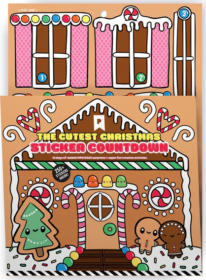 Kawaii Christmas Sticker Advent Calendar