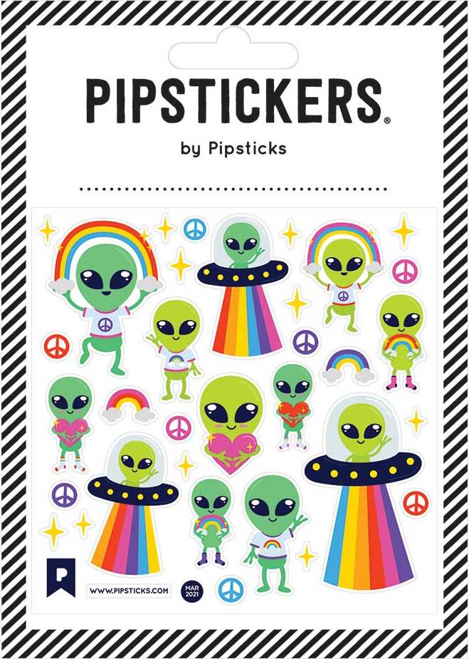 Stickers -  Little Green Men (4x4)