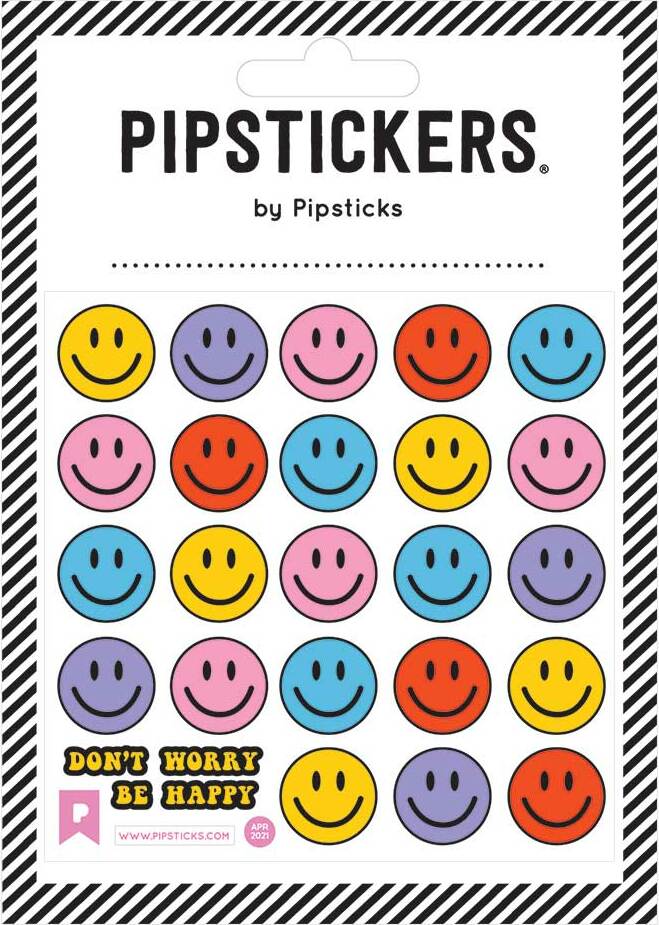 Stickers -  Fuzzy Smiley Faces