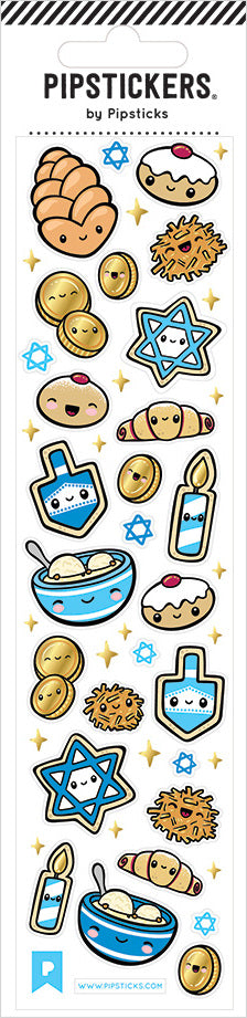 Stickers -  Hanukkah Delights (2x8)