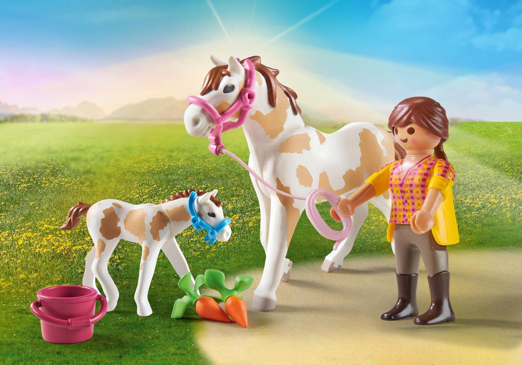 Playmobil Horse with Foal