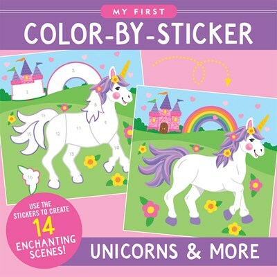 Unicorns & More First Color by Sticker Book