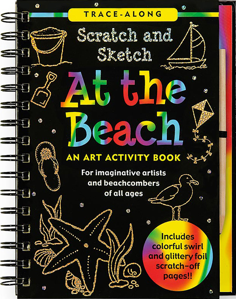 Scratch & Sketch At the Beach (Trace-Along): An Art Activity Book