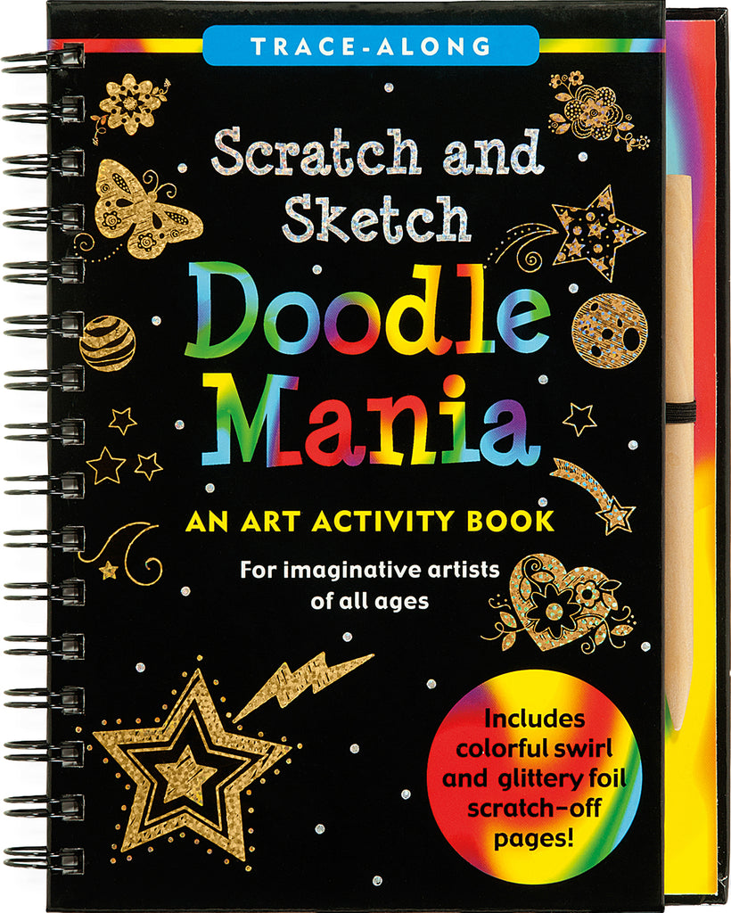 Scratch & Sketch Doodle Mania (Trace-Along): An Art Activity Book