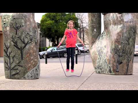 Confetti Double Jump Rope Blue