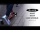 Maxi Deluxe LED Blue/White Scooter