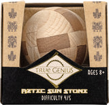 Aztec Sun Stone - Mini Wooden Puzzle