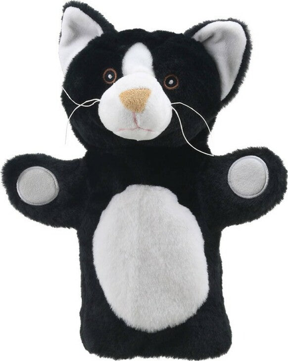 Black White Cat Animal Puppet Buddy