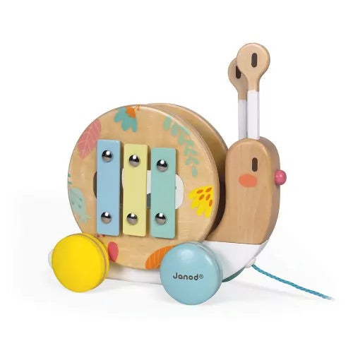 Janod Pull Along Snail