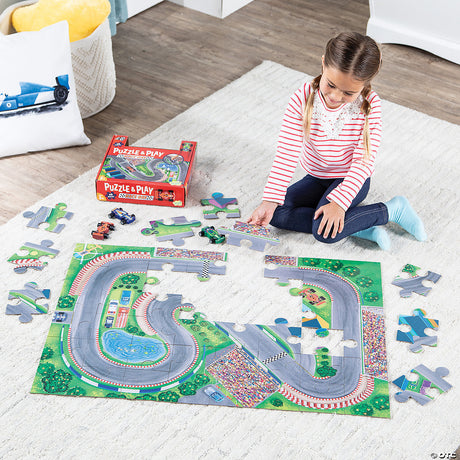Puzzle & Play Race Day 48 Piece Jigsaw Puzzle