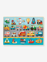 Djeco Wooden Puzzles Puzzlo Vroom