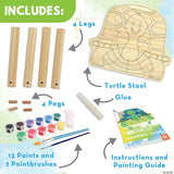 PYO Wooden Stool: Turtle