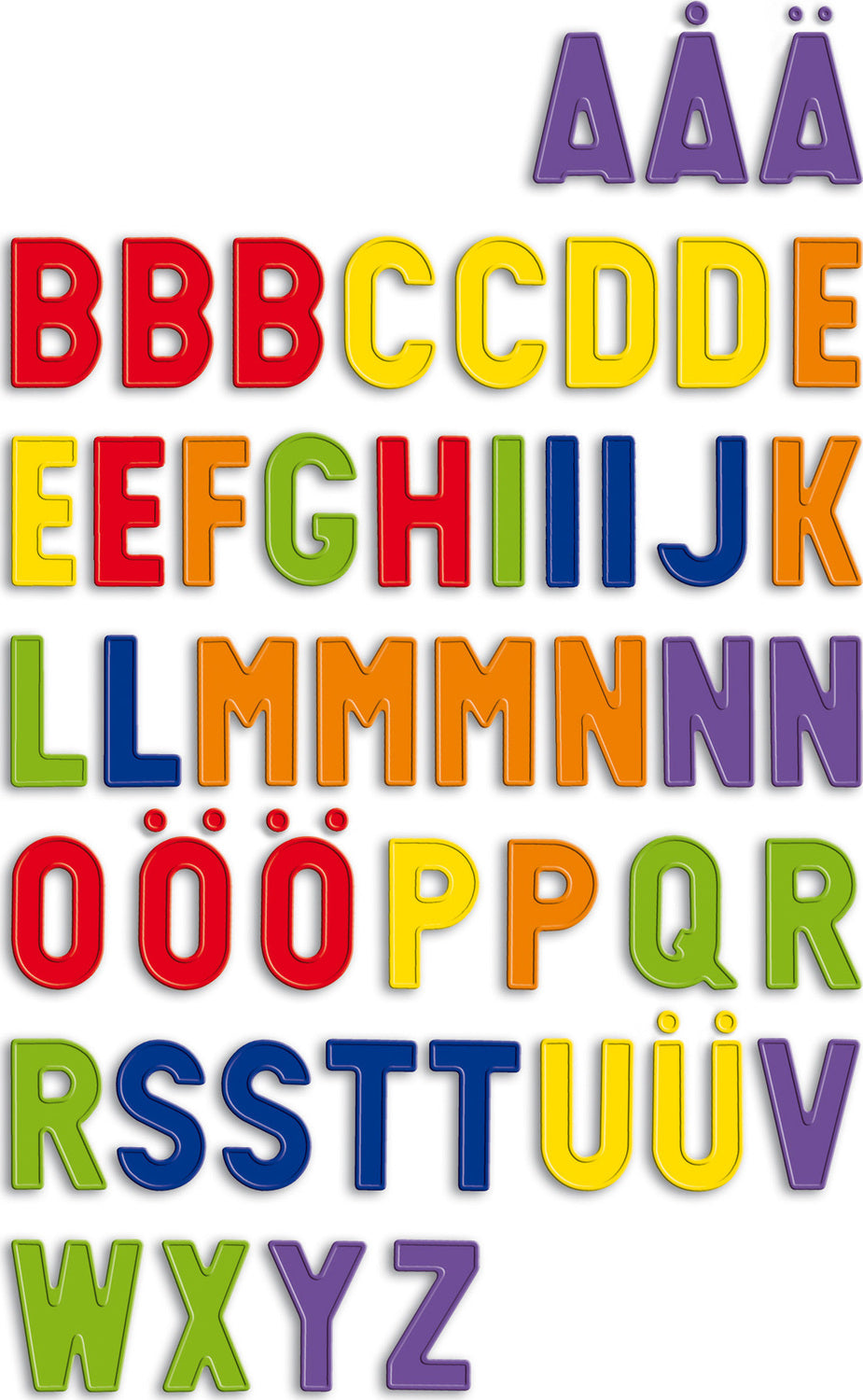 Magnetic Letters: Upper Case