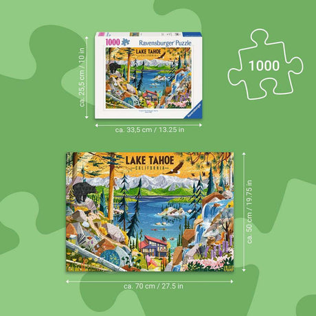 Sacred Lake Tahoe 1000 Pc Puzzle