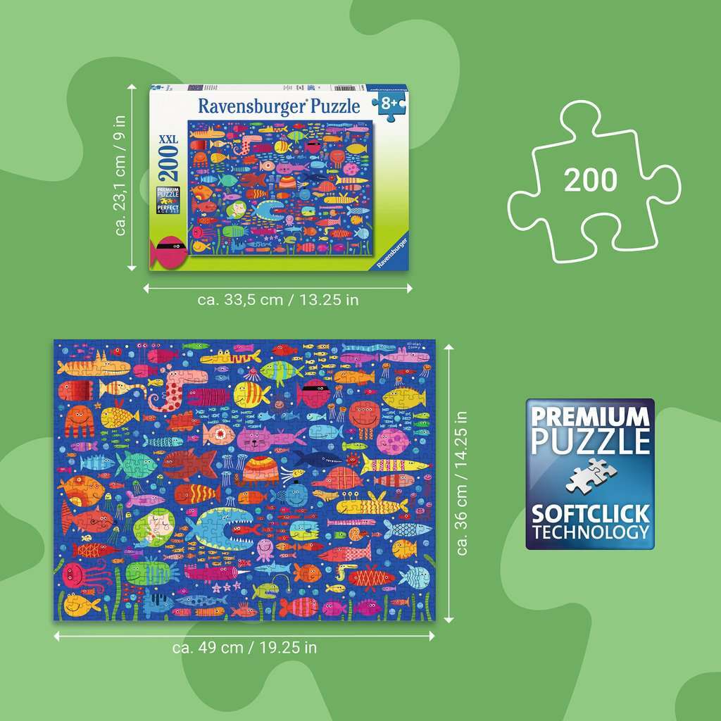 Funny Fish Friends 200 Pc XXL Puzzle