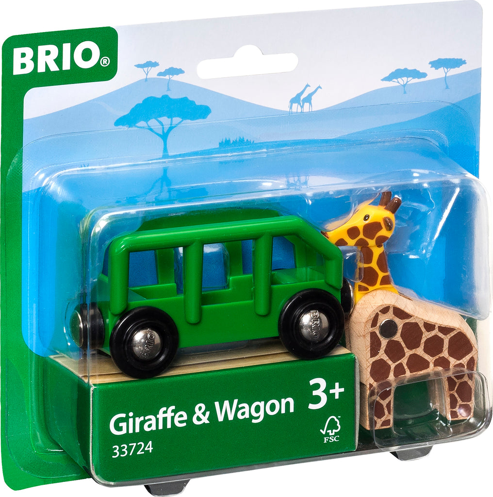 BRIO Giraffe and Wagon