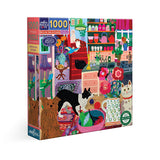 Pets in the Kitchen 1000 Square Puzzle