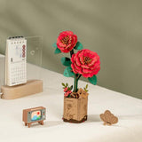 Modern Wooden Puzzle: Camelia