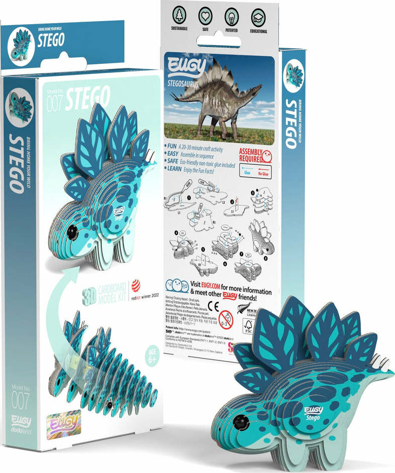 EUGY Stegosaurus 3D Puzzle