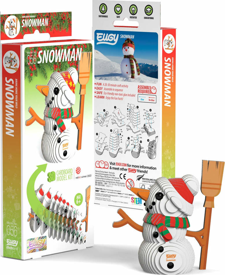 EUGY Snowman 3D Puzzle