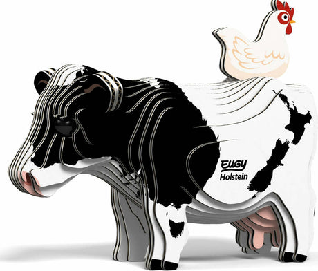 EUGY Holstein Cow 3D Puzzle