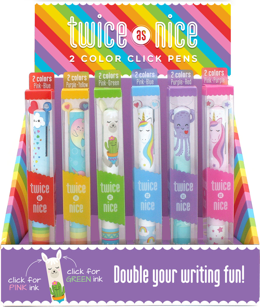 Rainbow Twice as Nice Pen (assorted)