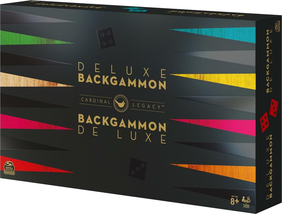 Cardinal Legacy Deluxe Wooden Backgammon Set
