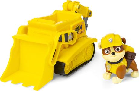 PAW Patrol, Rubble’s Bulldozer Vehicle with Collectible Figure, for Kids Aged 3 and Up
