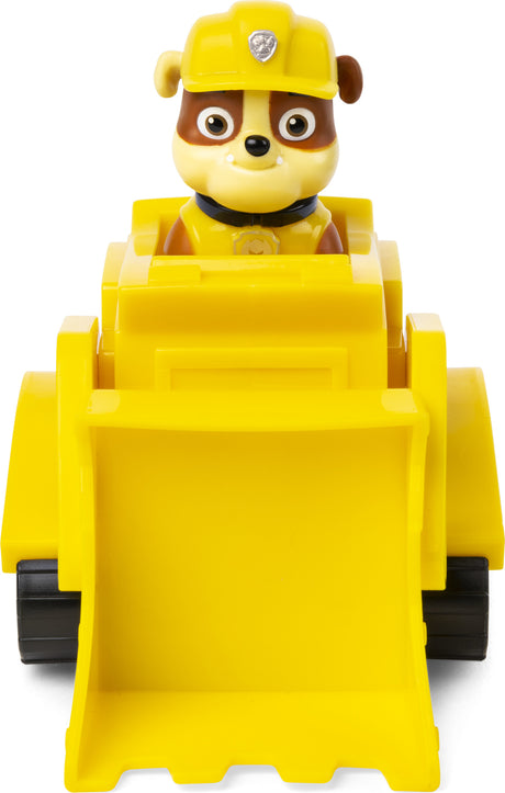 PAW Patrol, Rubble’s Bulldozer Vehicle with Collectible Figure, for Kids Aged 3 and Up