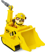 PAW Patrol, Rubble’s Bulldozer Vehicle with Collectible Figure, for Kids Aged 3 and Up
