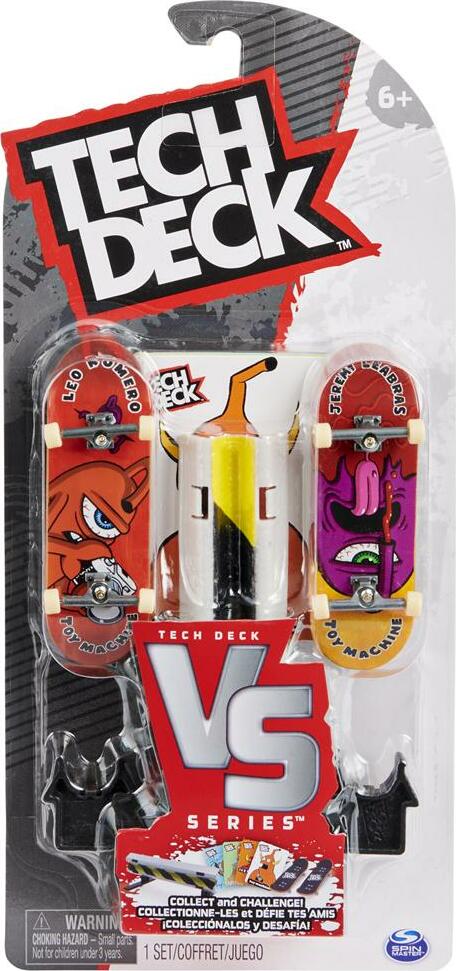 Tech Deck, Toy Machine Skateboards Versus Series, Collectible Fingerboard (styles may vary)
