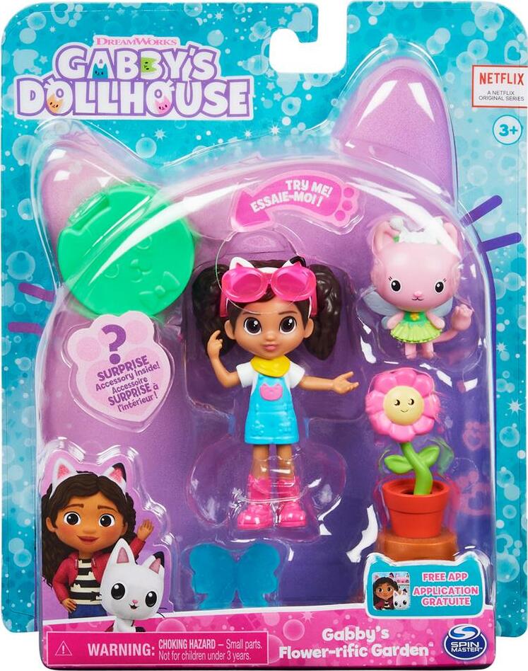 Gabby's Dollhouse - Flower-Rific Garden Set