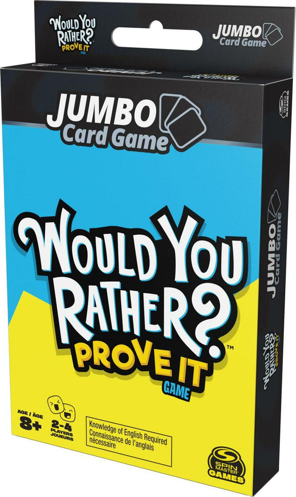 Would You Rather: Prove It - Jumbo Card Game