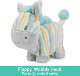 Safari Friends Zebra with Chime - 7 in