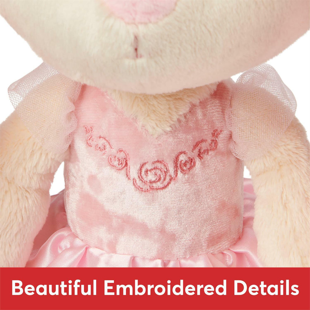 Curtsy The Ballerina Bunny Take-Along Friend - 15 In