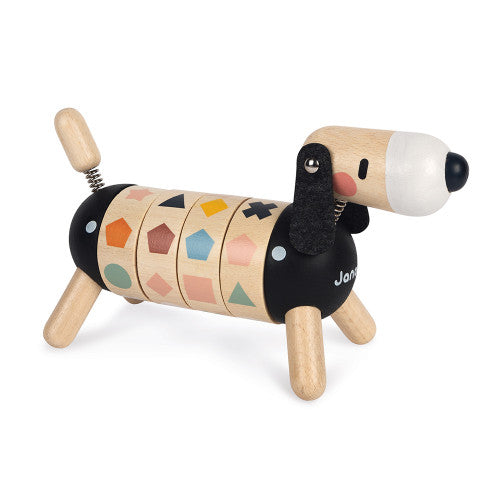 Janod Sweet Cocoon Shapes & Colour Dog