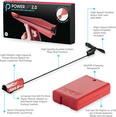 POWERUP 2.0 Electric Paper Airplane Kit