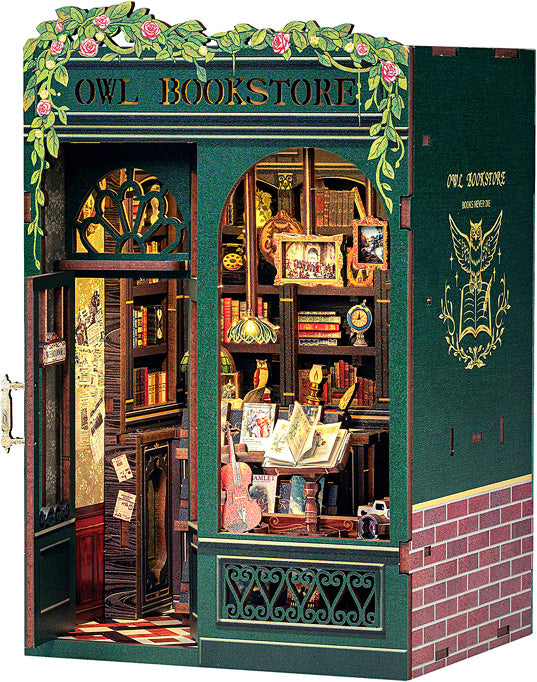 Owl Bookstore DIY Book Nook Kit
