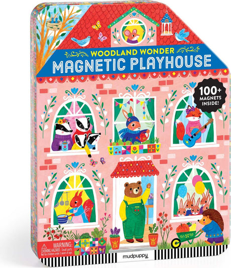 Mudpuppy Woodland Wonder Magnetic Playhouse Set