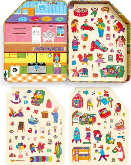 Mudpuppy Woodland Wonder Magnetic Playhouse Set