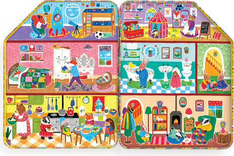 Mudpuppy Woodland Wonder Magnetic Playhouse Set