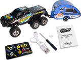 Hyper Drive RC Mini 6x6 Truck with Trailer