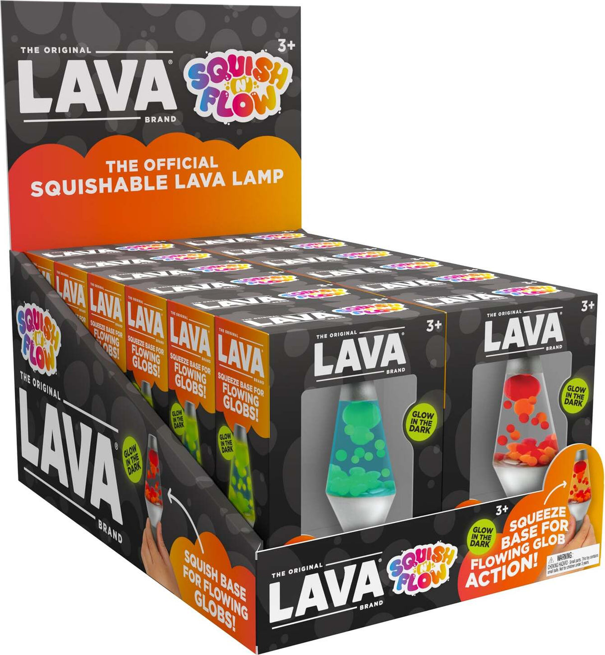 LAVA Squish N' Flow Glow in the Dark Squish